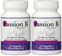 2 Bottles Passion Rx with Yohimbe, 30 Capsules - Formulated by Ray Sahelian, M.D