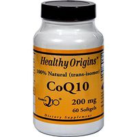 Healthy Origins 100% Natural Trans-Isomer Kaneka CoQ10 60 Softgels