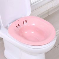 Sitz Bath for Pregnant Women Health Care, Hemorrhoids Postpartum Treatment, Over-The-Toilet Perineal Soaking Bath,Pink