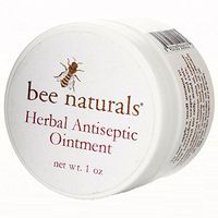 Bee Naturals, Herbal Antiseptic Ointment - Beeswax and Olive Oil Based Ointment - No Antibiotics - for Minor Cuts, Scrapes and Scratches.