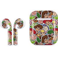 Skinit Decal Audio Skin for Apple AirPods with Wireless Charging Case - Officially Licensed Disney Toy Story Outline Design