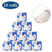 xiaopai Bath Tissue Soft Toilet Paper 3 PLY Toilet Tissue White Roll Paper for Home Kitchen Bathroom