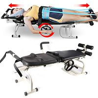 Traction Bed, Massage Bed Table Cervical,Lumbar Cervical Spine Stretching Device Neck Shoulder Leg Traction SPA Bed Facial Tattoo US Warehouse