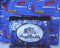 'NUGGLEBUDDY Microwaveable Moist Heat & Aromatherapy Organic Rice Pack. Cold Pack for the Hard Working Man!" TOOL TOSS" Fabric with SPEARMINT EUCALYPTUS Aromatherapy