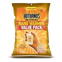 HotHands Hand Warmers (Up to 10 Hours Heat)-10 Pairs Plus 4-Free Cura-Heat Back Patches