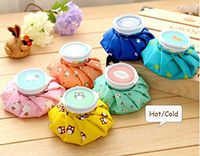 Zentto Ice Bag Hot and Cold Reusable for Relief from Sports Injuries Ice Bag Fever Travel Emergency Supplies-Random Color