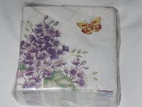 Lenox Orange Sulphur Butterfly Meadow by CR Gibson Cocktail Beverage Napkins 40 Count