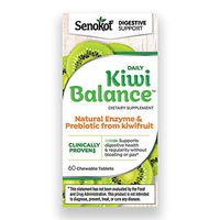 Senokot Daily Kiwi Balance Digestion and Regularity Support Dietary Supplement Chewable Tablet (60 Count)