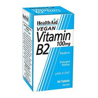 Health Aid Vitamin B2 (Riboflavin) 100mg - Prolonged Release 60 Tablets