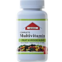 120 Multivitamin Fruit and Vegetable Liquid Capsules, Loaded Multivitamins, Supplements by SJJ Depot, Multiple Vitamin has Joint Heart Brain Antioxidants, Daily Women Men Senior Adult Multi Vitamins