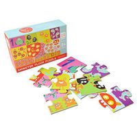 Shumee Jumbo Monster Jigsaw Floor Puzzle for Toddlers, Kids, Preschool Age Children | Educational, Constructive Toy |Learn Counting & Colors| 100% Safe, Natural & Eco-Friendly | 3 Years+