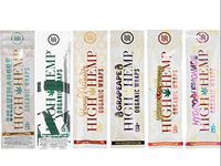 12 Packs (24 Total Wraps) Variety Assorted Pack of Organic Hemp Wraps with Filter Tip