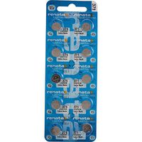 RENATA 371 Non-rechargeable Battery, Watch, Single Cell, Silver Oxide, 40 mAh, 1.55 V, SR69, Flat Top (1 piece)