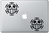 Trafalgar Law HenryDecalZD0114 Set Of Two (2x) , Decal , Sticker , Laptop , Ipad , Car , Truck