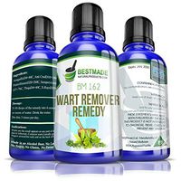 Wart Remover Remedy BM162 A Natural Alternative for Wart Removal, No Acids, Burning or Freezing, Safe to use on The Face, Hands, Feet & Body, Effective for Plantar Warts, Flat Warts & Common Warts