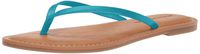 Amazon Essentials Women's Thong Sandal, Turquoise, 7 B US