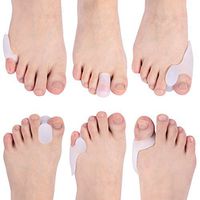 Toe Corrector,Toe Separators,Universal Size Correct Bunions and Restore Toes to Their Natural Shape for Pedicure Bunion Corrector Yoga