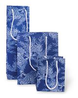 Boston International 6 Count Caskata Studio Gift Bags, Mini, Cedar Blue