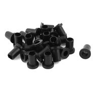 uxcell 25pcs Rubber Strain Relief Cord Boot Protector 5mm Inner Diameter