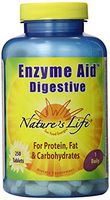 Nature's Life Enzyme Aid Digestive Tablets, 250 Count