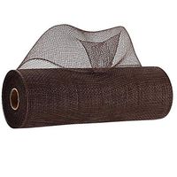 Fall Wreath Brown Deco Mesh - 10" x 10 Yards, Chocolate Brown Christmas Ribbon Roll, Swag, Tree Topper, Bows, Gifts, Garlands, Presents, Earth Day