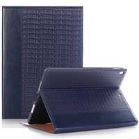 TechCode iPad Pro 9.7 Case Cover, Luxury Book Style Folio Case Cover Stand Magnetic PU Leather with Smart Auto Sleep/Wake Feature Case Cover for Apple iPad Pro 9.7 Inch (iPad Pro 9.7, Blue)