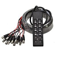 Seismic Audio SACB-8x4x50 8-Channel XLR Low Profile Circuit Board Snake Cable, 50-Feet