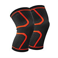 FENGRUI Athletics Knee Pad Compression Sleeve (1 Pair) Flexible Fabric Support for Sports, Effective Decompression&Seismic Protection Knee Health, Reduces Stress&Swelling(Small)
