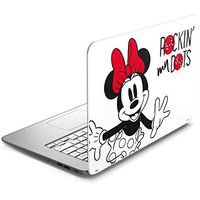 Skinit Decal Laptop Skin for Chromebook 14-x010nr - Officially Licensed Disney Minnie Mouse Rockin My Dots Design