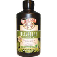 Barleans, Olive Leaf Complex Peppermint, 16 Ounce