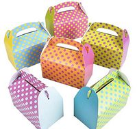 Rhode Island Novelty Colorful Polka Dot Party Favor Treat Boxes