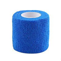 Self Adhesive Bandage,Fydun 5 Rolls/set Waterproof Self Adhesive Bandage Tape Finger Joints Wrap Sports Care(Blue)