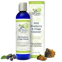 Wild Blueberry & Chaga Cleanser, Wild Blueberry and Wild Harvested Maine Chaga Mushroom
