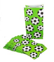 Fun Express 12 Soccer Print Bags Party Favor Loot Candy