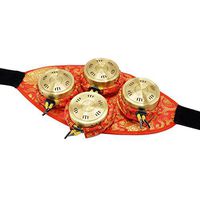 Ibnotuiy Copper Portable Moxa Acupuncture Box Multifunction Moxa Roll Burner Box for Acupuncture Point Moxibustion (4 Pocket Package)