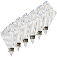 C&F Home Nelly Blue Toile Cotton Reversible Cotton Machine Washable Napkin 20x20 Set of 6 Napkin Blue