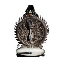 ZKPMJH Creative Tower Cigarette Reflux Furnace Reflux Ceramic Arrangements Statues