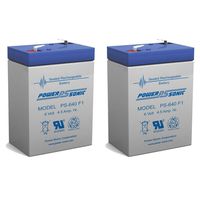Power Sonic 6V 4.5AH SLA Battery Replaces Sonnenschein S100, S200, S300-2 Pack