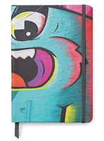 Graffiti Designs UV Printed on PU Leather A5 Journal Notebook - Lined Pages