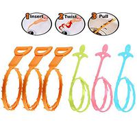 Gesoon Drain Snake Hair Clog Remover Cleaning Tool, 6 Pack