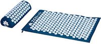 Zensufu Back and Neck Pain Relief Acupressure Mat and Pillow Set - Relieves Stress, Sciatic, Neck and Back Pain