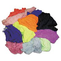 HOSPECO 24510 Polo T-Shirt Rags, Assorted Colors, 10 Pounds/Bag