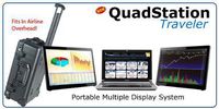 QuadStation Traveler - 3 Display Laptop Travel Computer