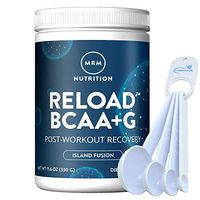 MRM BCAA+G Reload Post-Workout Recovery, Supports Muscle Recovery, 11.6 oz Island Fusion Bundle with a Lumintrail Measuring Spoon Set
