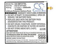 KML Battery for Samsung Galaxy Tab E 8.0 SM-T377 SM-T377A SM-T377V SM-T377P SM-T377W SM-T375S SM-T375L Galaxy Tab 5 Galaxy Tab E 8.0 4G LTE, Li-Polymer 3.70V 3500mAh / 12.95Wh