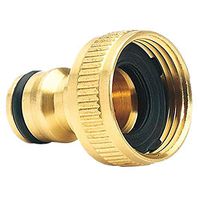 Libobo Brass Garden Hose Tap Connector (3/4) Quick Hose Adaptor Accessories
