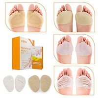 Metatarsal-Pads-Ball-of-Foot Kit, 12pcs, Metatarsal Gel Sleeves, Silicone Metatarsal Pads & Free Inserts, Fast Foot Pain Relief & All day Comfort, Sizes for Men & Women