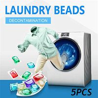 ❤Ywoow❤ , Laundry Ball Gel Portable Laundry Gel Bead Capsules Travel Washing Liquid Pod Cleaner Cleaning