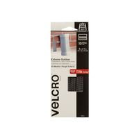VELCRO Brand Industrial Strength Fasteners | Extreme Outdoor Weather Conditions | Professional Grade Heavy Duty Strength Holds up to 15 lbs on Rough Surfaces | 4 x 1 inch strips, 10 Sets, Titanium