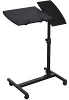 Generic O-8-O-3084-O ver Bed Stand Tray Over nd Tray Laptop Desk Table k Table Adjustable Angle & g Lapto Bed Hospital Height Height Rolling HX-US5-16Mar28-1781
